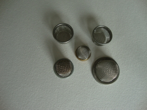 stainless steel filter caps