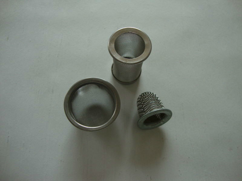 stainless steel filter caps